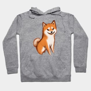 Cute Shiba Inu Drawing Hoodie